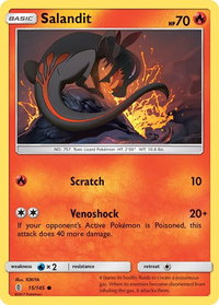 Salandit - SM - Guardians Rising (SM02) #15/145 - Common Pokémon Trading Card