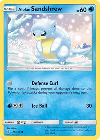 Alolan Sandshrew - SM - Guardians Rising (SM02) #19/145 - Common Pokémon Trading Card