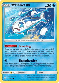 Wishiwashi - SM - Guardians Rising (SM02) #37/145 - Common Pokémon Trading Card