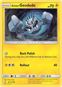 Alolan Geodude - SM - Guardians Rising (SM02) #40/145 - Common Pokémon Trading Card