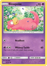 Slowpoke - SM - Guardians Rising (SM02) #48/145 - Common Pokémon Trading Card