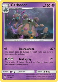 Garbodor - SM - Guardians Rising (SM02) #51/145 - Rare Pokémon Trading Card