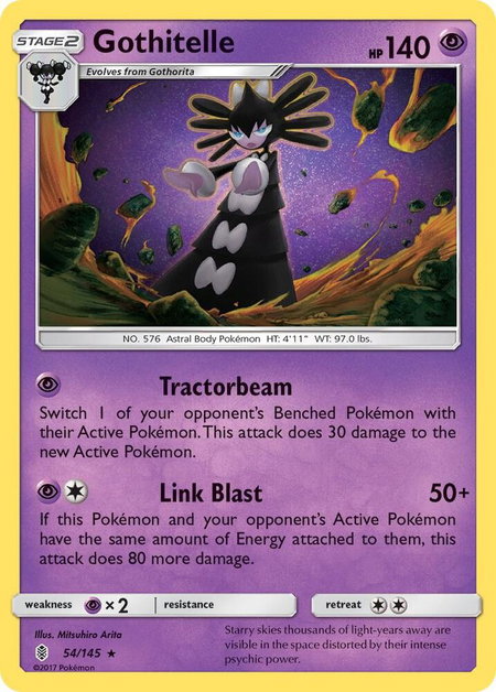 Gothitelle - SM - Guardians Rising Pokémon trading card