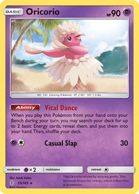 Oricorio (55) - SM - Guardians Rising (SM02) #55/145 - Rare Pokémon Trading Card