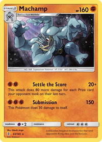 Machamp - SM - Guardians Rising (SM02) #65/145 - Holo Rare Pokémon Trading Card