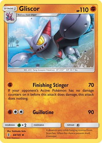 Gliscor - SM - Guardians Rising (SM02) #68/145 - Uncommon Pokémon Trading Card