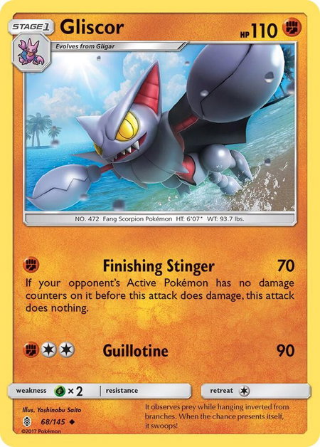 Gliscor - SM - Guardians Rising Pokémon trading card