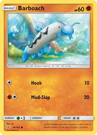 Barboach - SM - Guardians Rising (SM02) #70/145 - Common Pokémon Trading Card