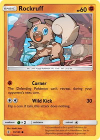 Rockruff - SM - Guardians Rising (SM02) #73/145 - Common Pokémon Trading Card