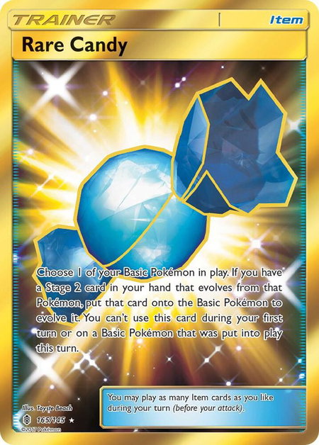 Rare Candy (Secret) - SM - Guardians Rising Pokémon trading card