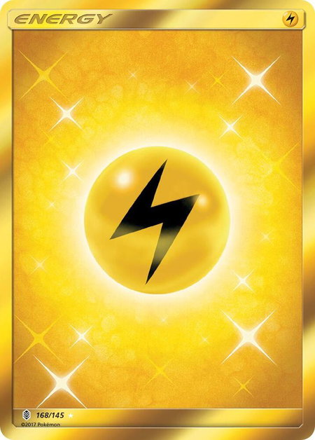 Lightning Energy (Secret) trading card from SM - Guardians Rising Lightning Energy (Secret) - SM - Guardians Rising Pokémon trading card