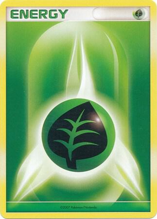 Grass Energy (2007 Unnumbered D/P Style Non-Holo) - League & Championship Cards Pokémon trading card