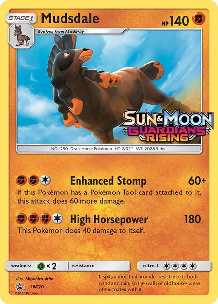 Mudsdale - SM20 (Prerelease) - SM Promos Pokémon trading card