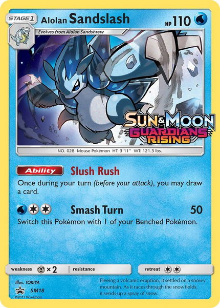 Alolan Sandslash - SM18 (Prerelease) - SM Promos Pokémon trading card