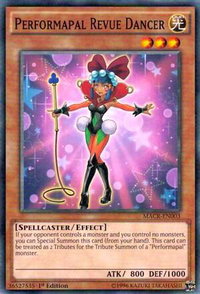 Performapal Revue Dancer - Maximum Crisis (MACR) #MACR-EN003 - Common / Short Print YuGiOh Trading Card