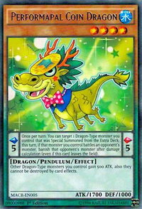 Performapal Coin Dragon - Maximum Crisis (MACR) #MACR-EN005 - Rare YuGiOh Trading Card