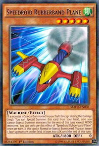 Speedroid Rubberband Plane - Maximum Crisis (MACR) #MACR-EN008 - Rare YuGiOh Trading Card