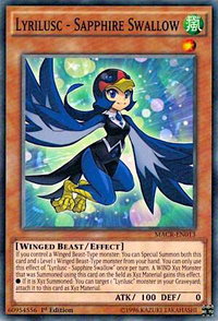Lyrilusc - Sapphire Swallow - Maximum Crisis (MACR) #MACR-EN013 - Common / Short Print YuGiOh Trading Card