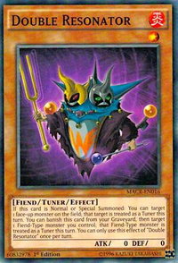 Double Resonator - Maximum Crisis (MACR) #MACR-EN016 - Common / Short Print YuGiOh Trading Card
