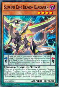 Supreme King Dragon Darkwurm - Maximum Crisis (MACR) #MACR-EN019 - Common / Short Print YuGiOh Trading Card
