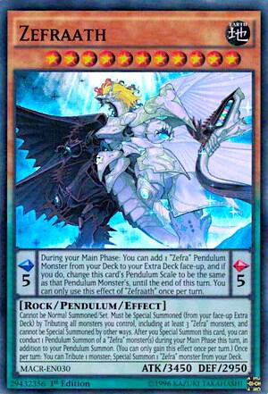 Zefraath trading card from Maximum Crisis Zefraath - Maximum Crisis YuGiOh trading card