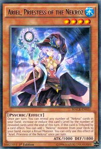 Ariel, Priestess of the Nekroz - Maximum Crisis (MACR) #MACR-EN031 - Rare YuGiOh Trading Card