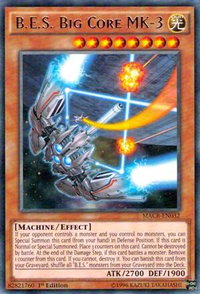 B.E.S. Big Core MK-3 - Maximum Crisis (MACR) #MACR-EN032 - Rare YuGiOh Trading Card