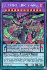 Supreme King Z-ARC - Maximum Crisis (MACR) #MACR-EN039 - Secret Rare YuGiOh Trading Card