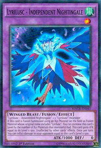 Lyrilusc - Independent Nightingale - Maximum Crisis (MACR) #MACR-EN041 - Super Rare YuGiOh Trading Card