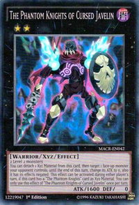 The Phantom Knights of Cursed Javelin - Maximum Crisis (MACR) #MACR-EN042 - Super Rare YuGiOh Trading Card