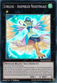 Lyrilusc - Assembled Nightingale - Maximum Crisis (MACR) #MACR-EN043 - Super Rare YuGiOh Trading Card