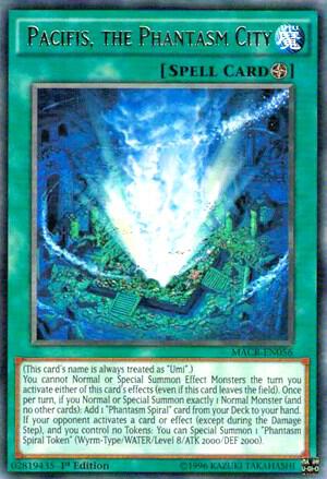 Pacifis, the Phantasm City - Maximum Crisis YuGiOh trading card