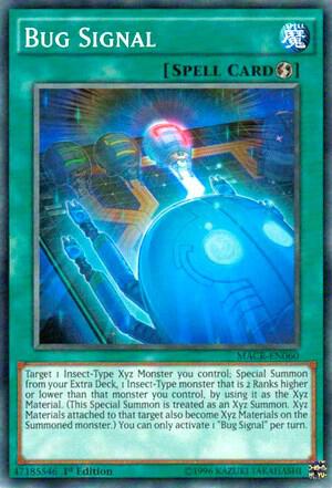 Bug Signal trading card from Maximum Crisis Bug Signal - Maximum Crisis YuGiOh trading card