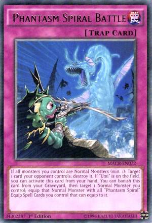 Phantasm Spiral Battle trading card from Maximum Crisis Phantasm Spiral Battle - Maximum Crisis YuGiOh trading card