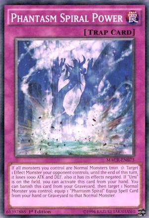 Phantasm Spiral Power trading card from Maximum Crisis Phantasm Spiral Power - Maximum Crisis YuGiOh trading card