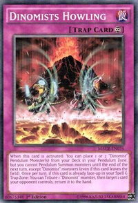 Dinomists Howling - Maximum Crisis (MACR) #MACR-EN076 - Common / Short Print YuGiOh Trading Card