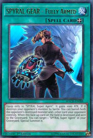 SPYRAL GEAR - Fully Armed - Maximum Crisis YuGiOh trading card