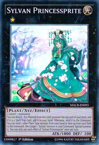 Sylvan Princessprite - Maximum Crisis (MACR) #MACR-EN093 - Super Rare YuGiOh Trading Card