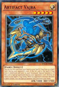 Artifact Vajra - Maximum Crisis (MACR) #MACR-EN094 - Common / Short Print YuGiOh Trading Card