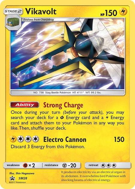 Vikavolt - SM28 - SM Promos Pokémon trading card