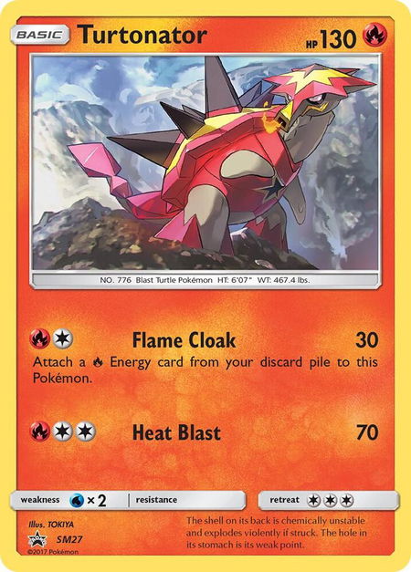Turtonator - SM27 - SM Promos Pokémon trading card