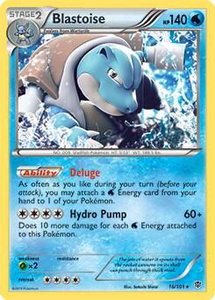 Blastoise - 16/101 (BW Plasma Blast) - Deck Exclusives (PR) #016/101 - Rare Pokémon Trading Card