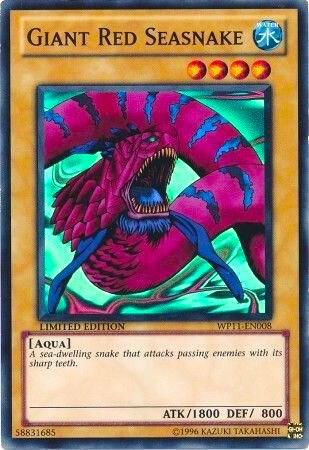 Giant Red Seasnake - World Championship 2011 Card Pack YuGiOh trading card