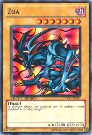 Zoa - World Championship 2011 Card Pack YuGiOh trading card