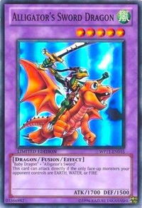 Alligator's Sword Dragon - World Championship 2011 Card Pack (WP11) #WP11-EN015 - Super Rare YuGiOh Trading Card