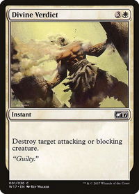 Divine Verdict - Welcome Deck 2017 (W17) #1 - Common Magic: The Gathering Trading Card
