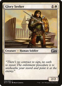 Glory Seeker - Welcome Deck 2017 (W17) #2 - Common Magic: The Gathering Trading Card