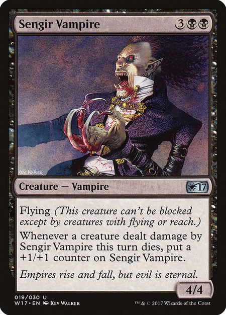 Sengir Vampire - Welcome Deck 2017 Magic: The Gathering trading card