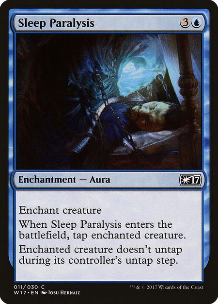 Sleep Paralysis - Welcome Deck 2017 Magic: The Gathering trading card