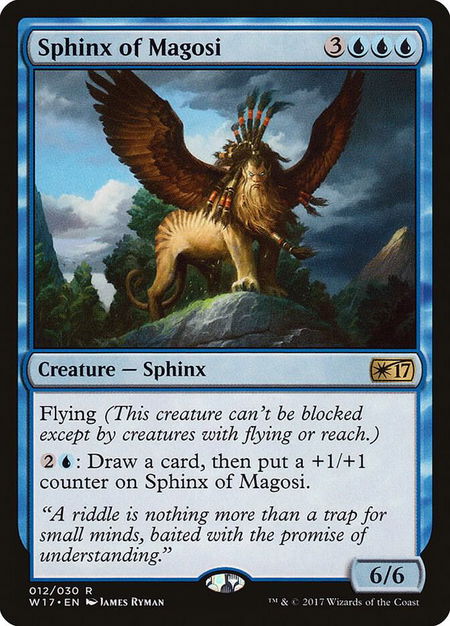 Sphinx of Magosi - Welcome Deck 2017 Magic: The Gathering trading card